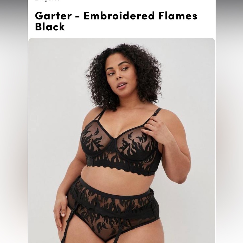 Garter belt torrid flames 🔥